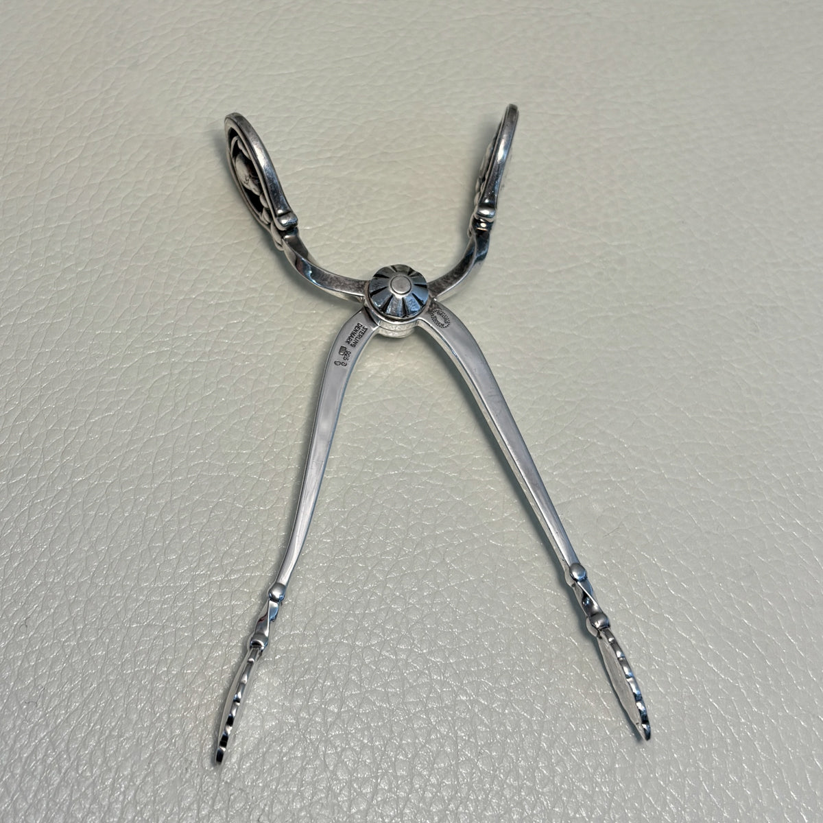 Estate Georg Jensen Sterling Silver Ornamental Sugar Nips No. 42