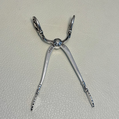 Estate Georg Jensen Sterling Silver Ornamental Sugar Nips No. 42