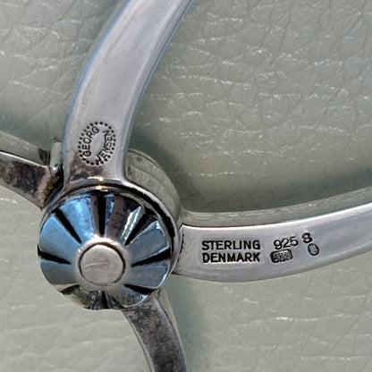 Estate Georg Jensen Sterling Silver Ornamental Sugar Nips No. 42
