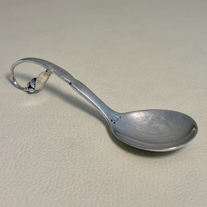 Estate Georg Jensen Sterling Silver Ornamental Sugar Spoon No. 21