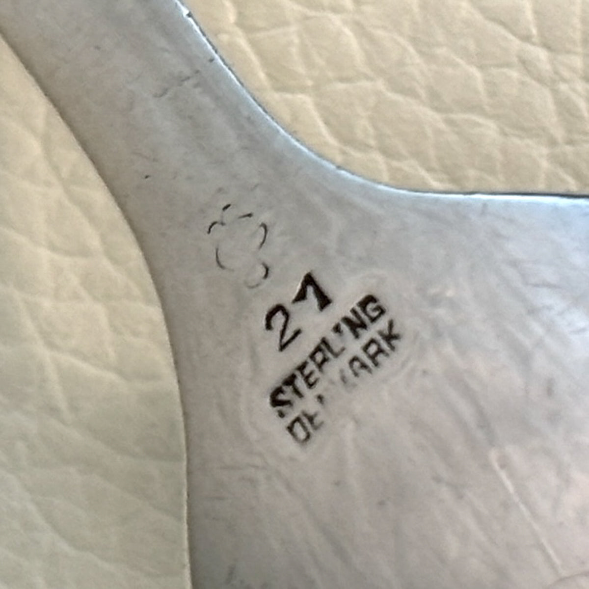 Estate Georg Jensen Sterling Silver Ornamental Sugar Spoon No. 21