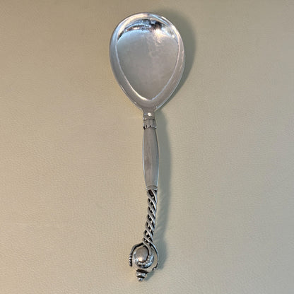 Estate Grann & Laglye Ornamental Serving Spoon with Ball End