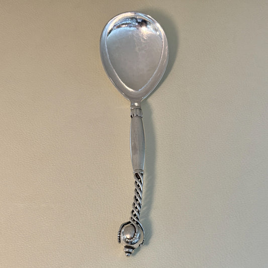 Estate Grann & Laglye Ornamental Serving Spoon with Ball End