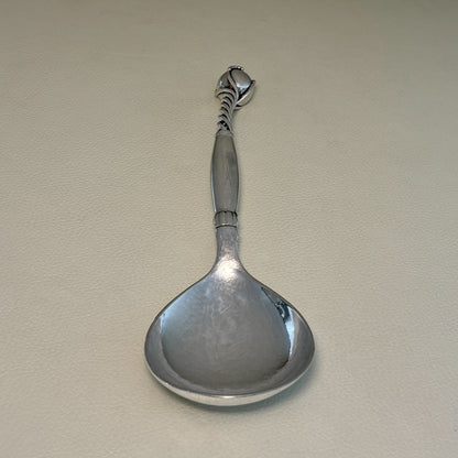 Estate Grann & Laglye Ornamental Serving Spoon with Ball End
