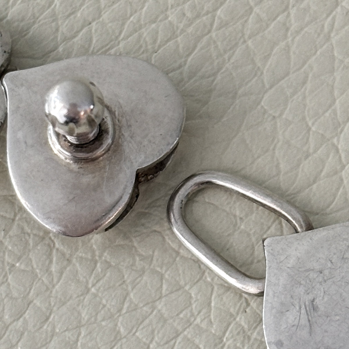 Estate Hans Hansen Sterling Silver Multi-Heart Bracelet by Karl Gustav Hansen No. 236