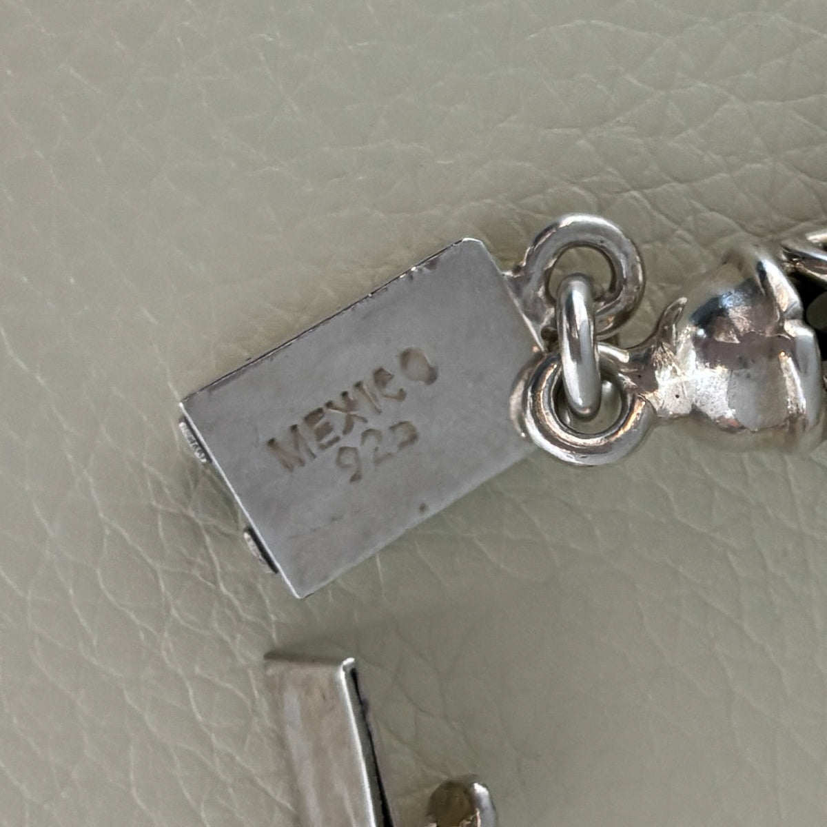 Estate Mexican Sterling Silver Heavy Openwork Beaded Necklace