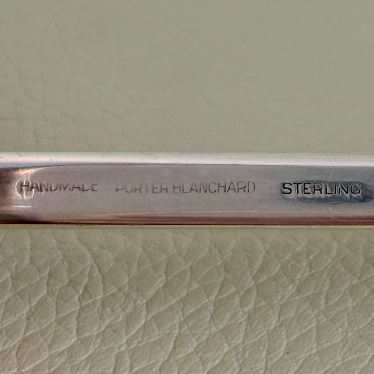 Estate Porter Blanchard Sterling Silver "Modern Scroll" Carving Set