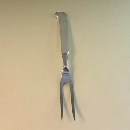 Estate Porter Blanchard Sterling Silver "Modern Scroll" Carving Set