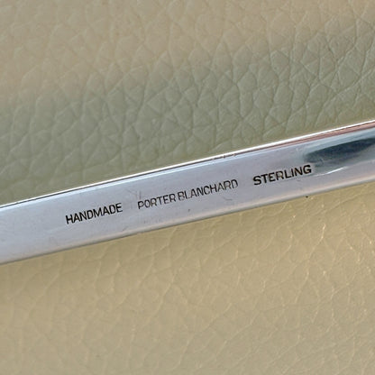 Estate Porter Blanchard Sterling Silver "Modern Scroll" Carving Set