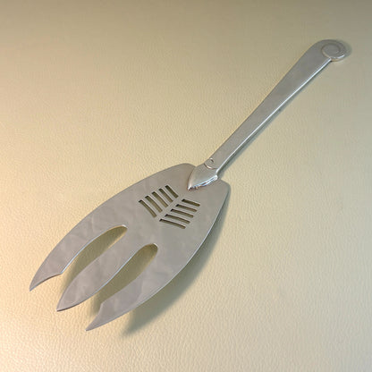 Estate Porter Blanchard Sterling Silver "Modern Scroll" Fish Server and Fork Set