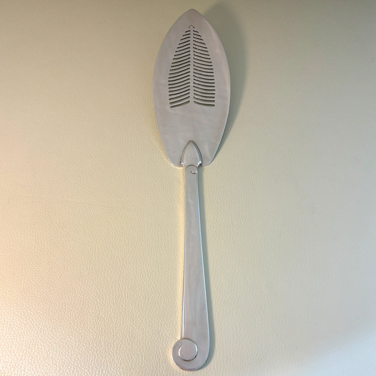 Estate Porter Blanchard Sterling Silver "Modern Scroll" Fish Server and Fork Set