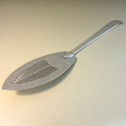 Estate Porter Blanchard Sterling Silver "Modern Scroll" Fish Server and Fork Set