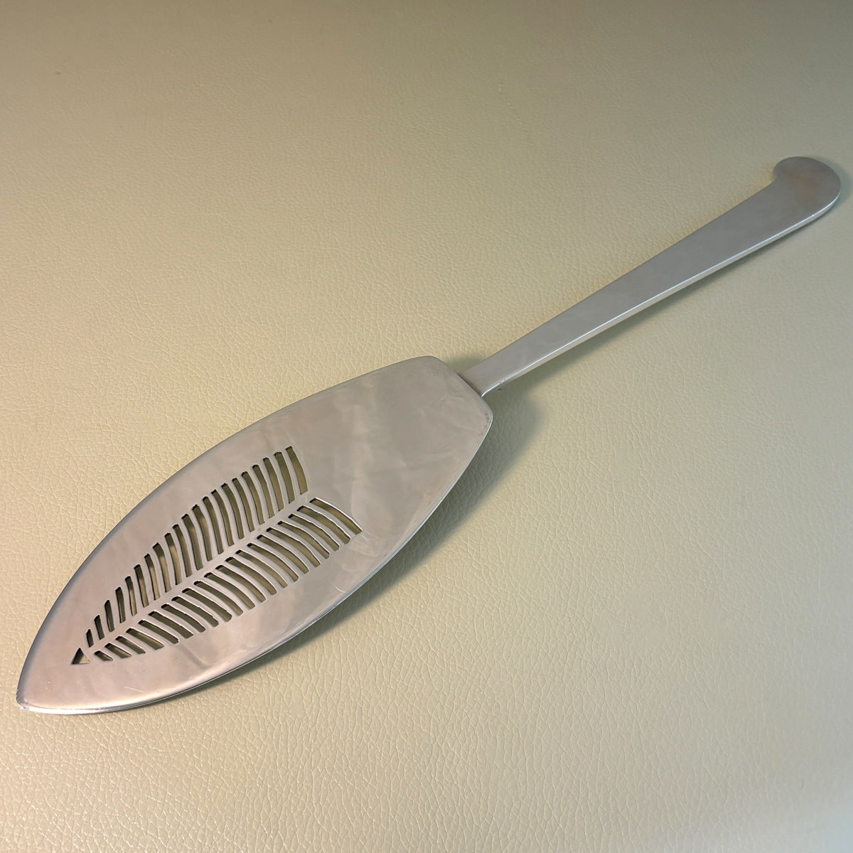 Estate Porter Blanchard Sterling Silver "Modern Scroll" Fish Server and Fork Set