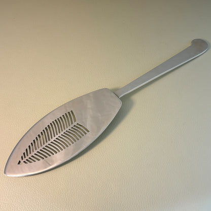 Estate Porter Blanchard Sterling Silver "Modern Scroll" Fish Server and Fork Set