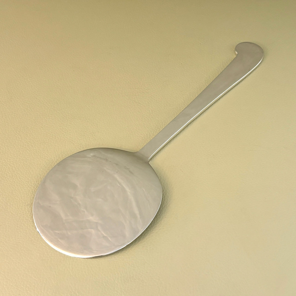 Estate Porter Blanchard Sterling Silver "Modern Scroll" Flat Round Server