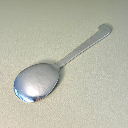 Estate Porter Blanchard Sterling Silver "Modern Scroll" Flat Serving Spoon