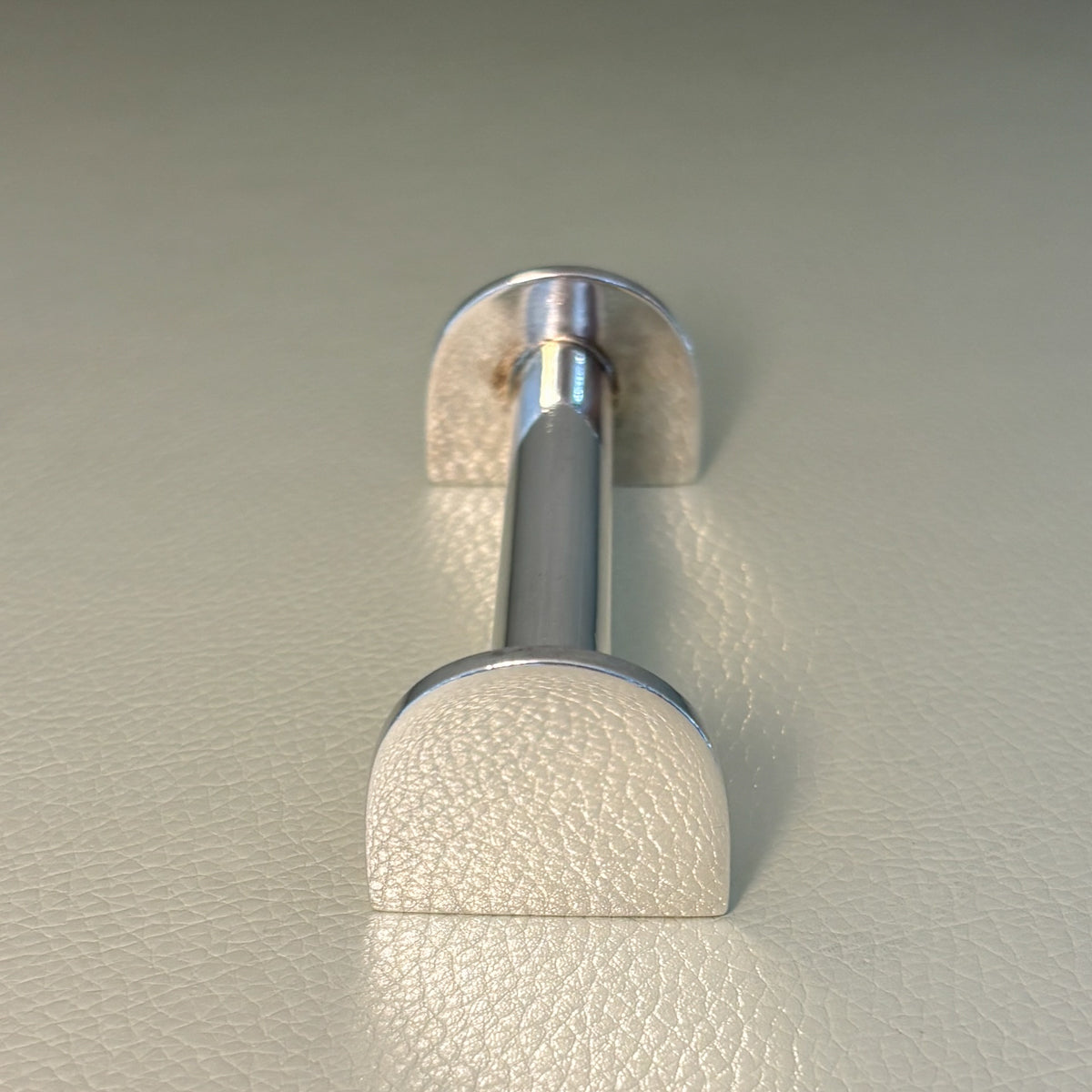 Estate Porter Blanchard Sterling Silver "Modern Scroll" Knife Rest for Carving Set