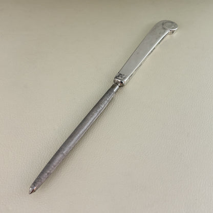 Estate Porter Blanchard Sterling Silver "Modern Scroll" Knife Sharpener