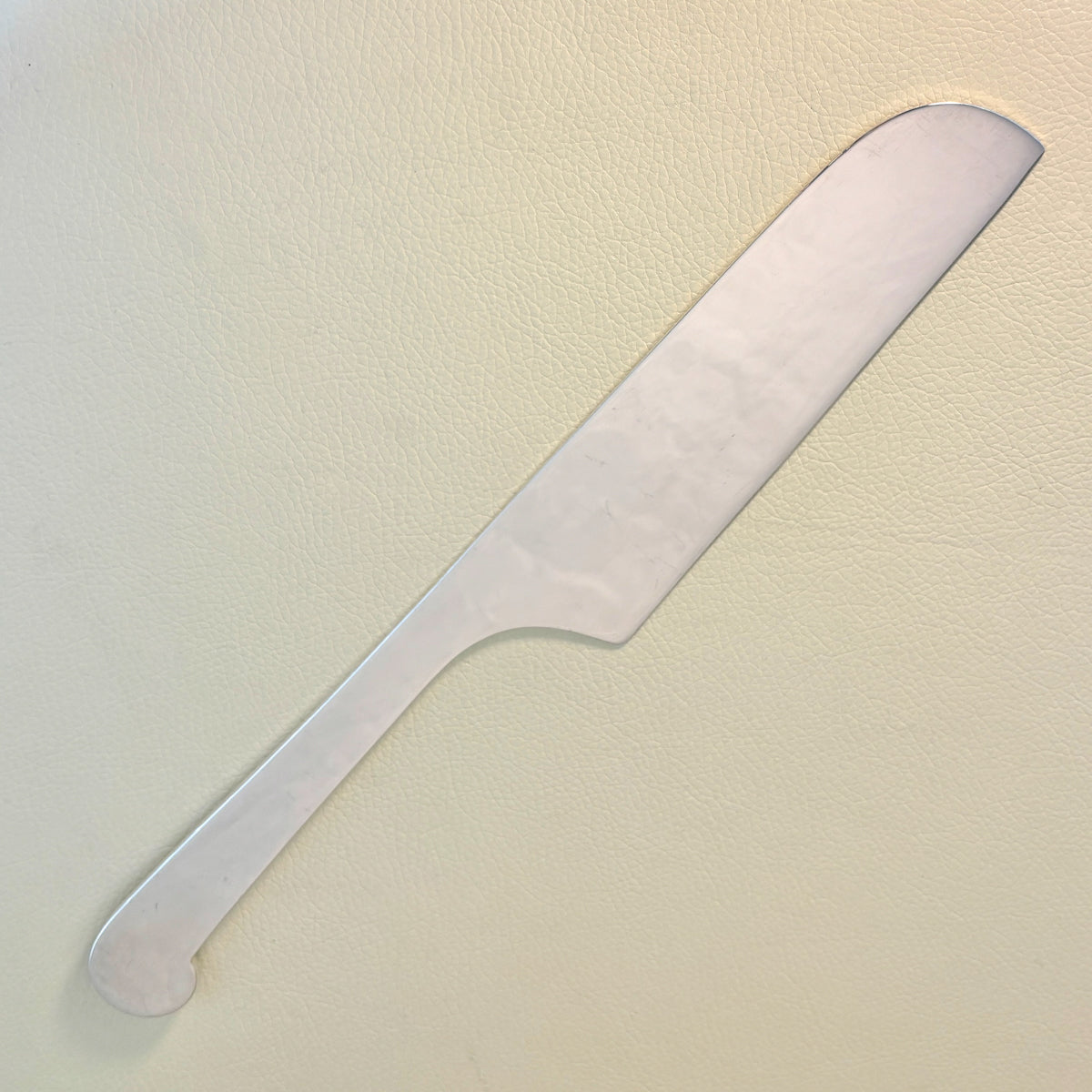 Estate Porter Blanchard Sterling Silver "Modern Scroll" Large All Silver Cake Knife