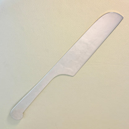 Estate Porter Blanchard Sterling Silver "Modern Scroll" Large All Silver Cake Knife