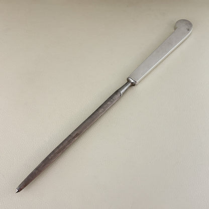 Estate Porter Blanchard Sterling Silver "Modern Scroll" Large Knife Sharpener