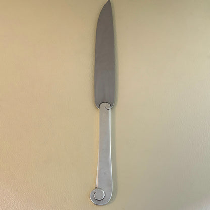 Estate Porter Blanchard Sterling Silver "Modern Scroll" Medium Carving Set