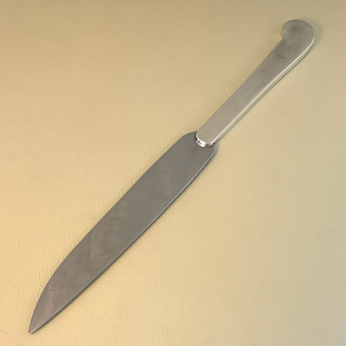 Estate Porter Blanchard Sterling Silver "Modern Scroll" Medium Carving Set