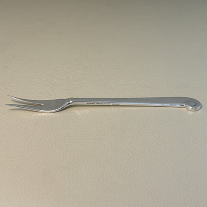 Estate Porter Blanchard Sterling Silver "Modern Scroll" Pickle Fork