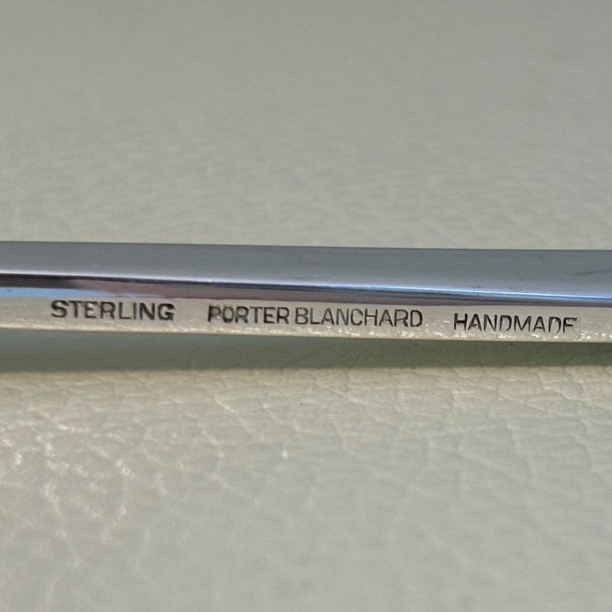 Estate Porter Blanchard Sterling Silver "Modern Scroll" Pickle Fork