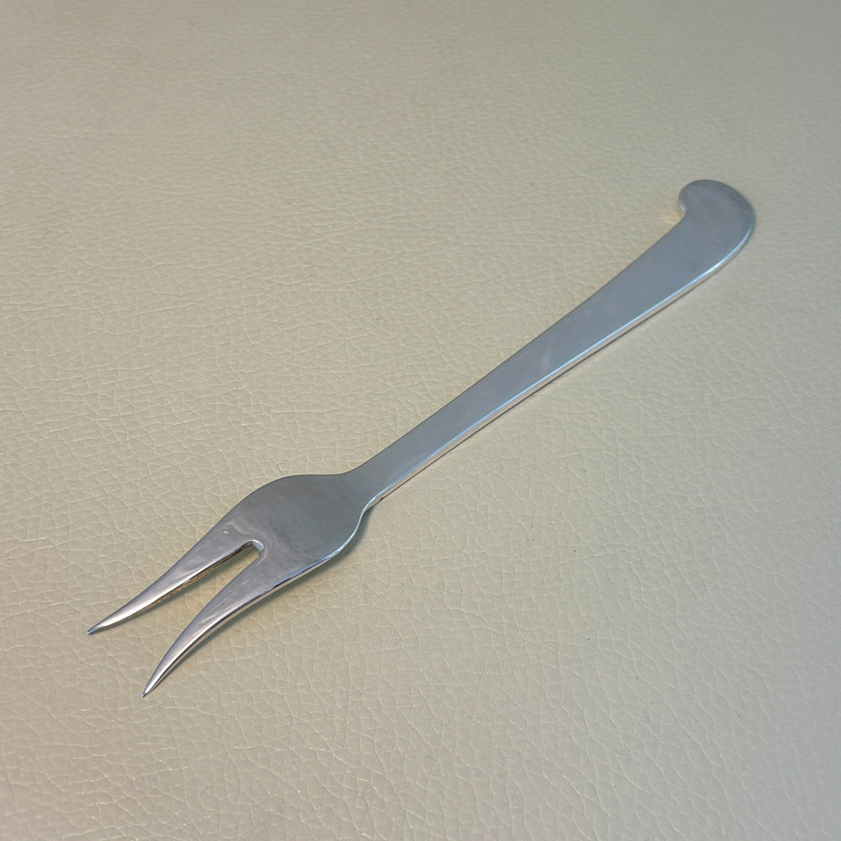 Estate Porter Blanchard Sterling Silver "Modern Scroll" Pickle Fork