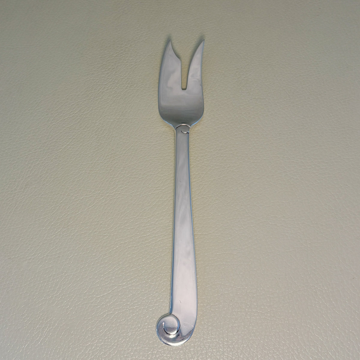 Estate Porter Blanchard Sterling Silver "Modern Scroll" Sardine Fork