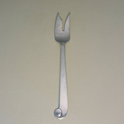 Estate Porter Blanchard Sterling Silver "Modern Scroll" Sardine Fork