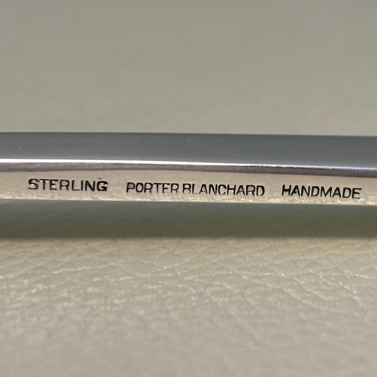 Estate Porter Blanchard Sterling Silver "Modern Scroll" Sardine Fork