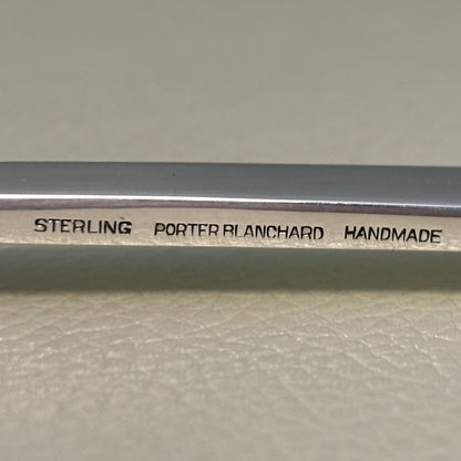 Estate Porter Blanchard Sterling Silver "Modern Scroll" Sardine Fork
