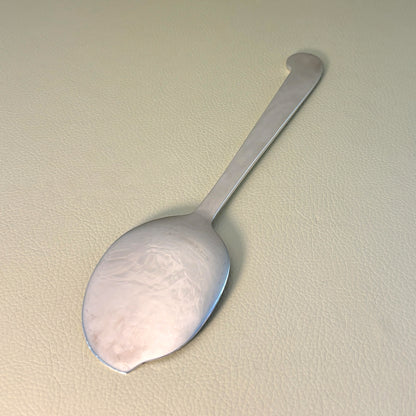 Estate Porter Blanchard Sterling Silver "Modern Scroll" Small Flat Ovoid Server