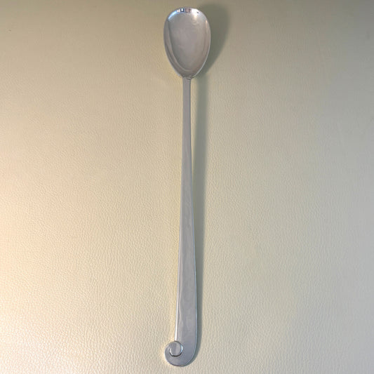 Estate Porter Blanchard Sterling Silver "Modern Scroll" Stuffing Spoon
