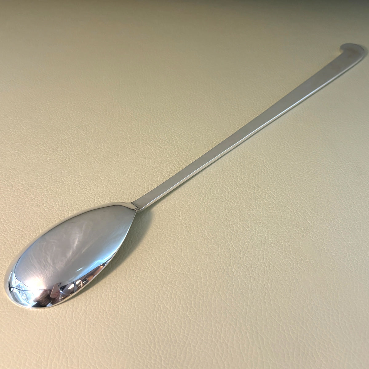 Estate Porter Blanchard Sterling Silver "Modern Scroll" Stuffing Spoon