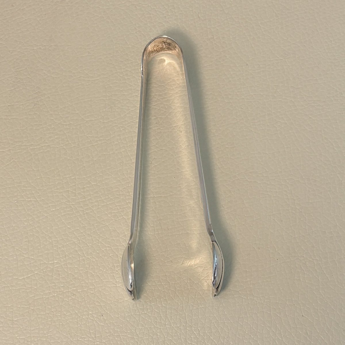 Estate Porter Blanchard Sterling Silver "Modern Scroll" Sugar Tongs