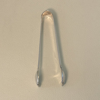 Estate Porter Blanchard Sterling Silver "Modern Scroll" Sugar Tongs