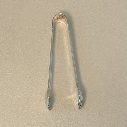 Estate Porter Blanchard Sterling Silver "Modern Scroll" Sugar Tongs