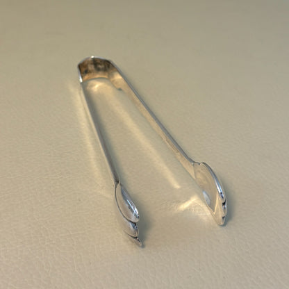Estate Porter Blanchard Sterling Silver "Modern Scroll" Sugar Tongs