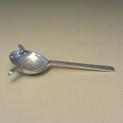 Estate Porter Blanchard Sterling Silver "Modern Scroll" Tea Bag Holder