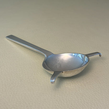 Estate Porter Blanchard Sterling Silver "Modern Scroll" Tea Bag Holder