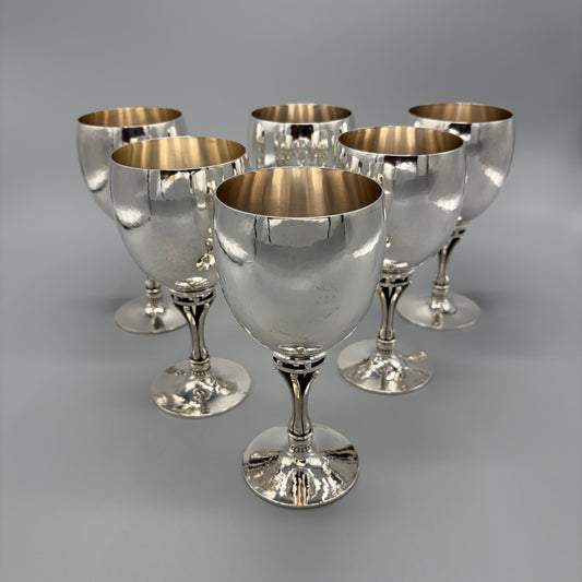 Georg Jensen Sterling Silver Set of 8 Goblets, No. 532C