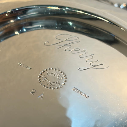 Georg Jensen Sterling Silver Blossom Oval Bowl No. 2A