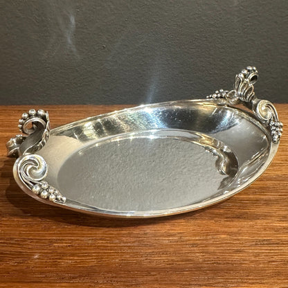 Estate Georg Jensen Sterling Silver Small Gondola Tray by Johan Rohde Design No. 341