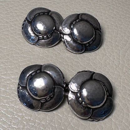 Estate Georg Jensen Cufflinks No 6 Very Rare