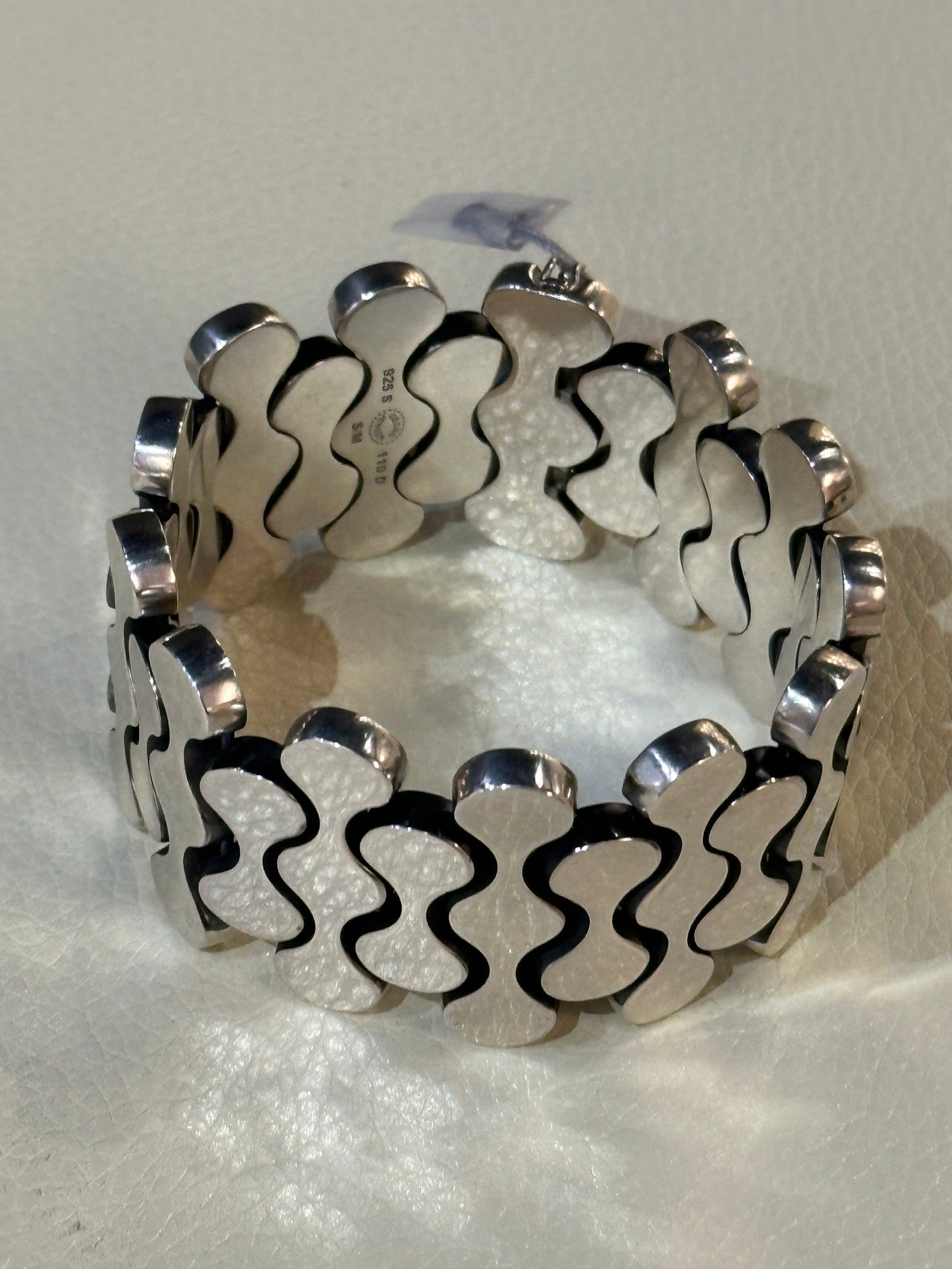 Georg Jensen Sterling Silver Bracelet Design No. 110D by Arno Malinowski