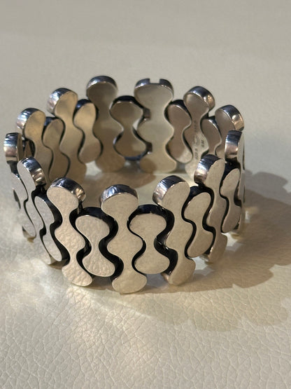 Georg Jensen Sterling Silver Bracelet Design No. 110D by Arno Malinowski