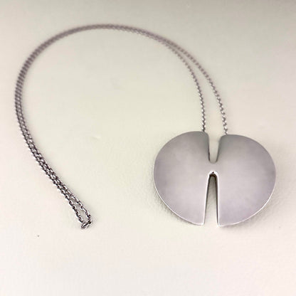 Estate Sterling Silver Georg Jensen Geometric Necklace by Nanna Ditzel No 337A